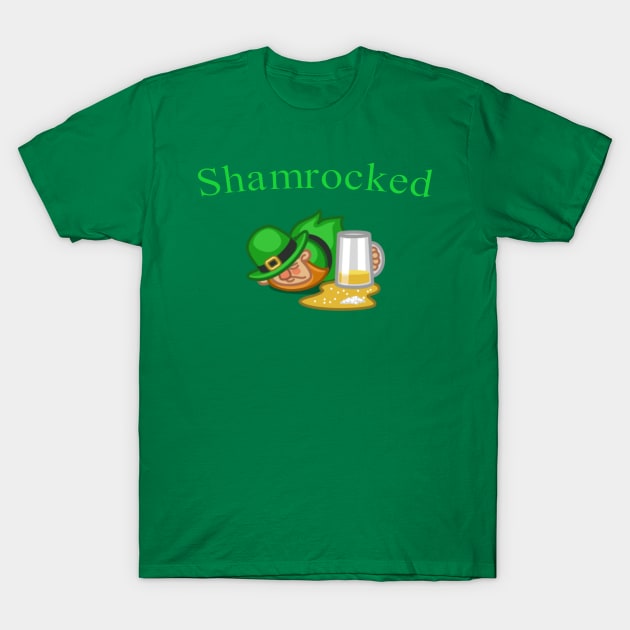 Shamrocked St Patrick Day celebration T-Shirt by Bunnuku